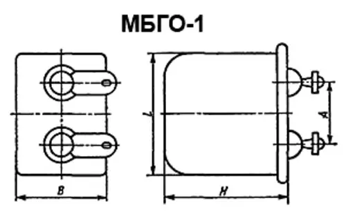МБГО-1 630в 4 мкф фото 3